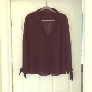 Black Button Down Blouse